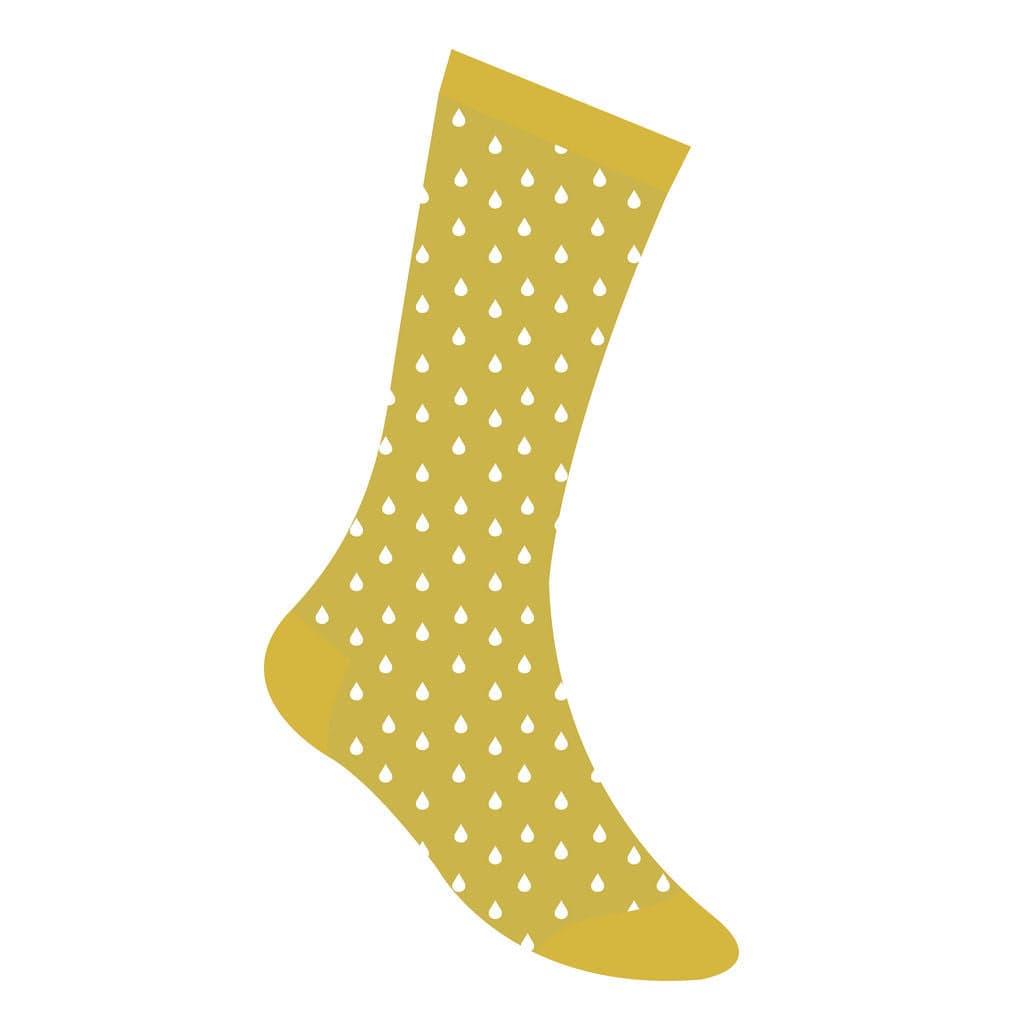 joode_co Raindrop - Mustard Socks - Joode Australia 