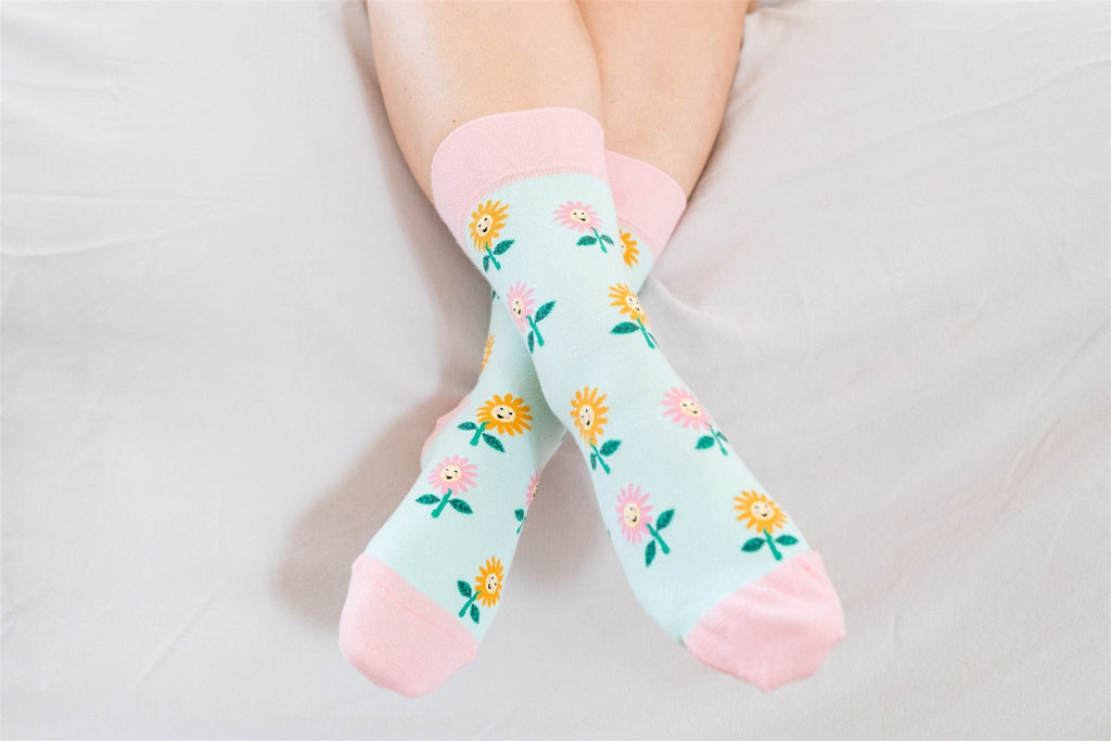 joode_co Fun Flower Socks | Crew Socks | Joode